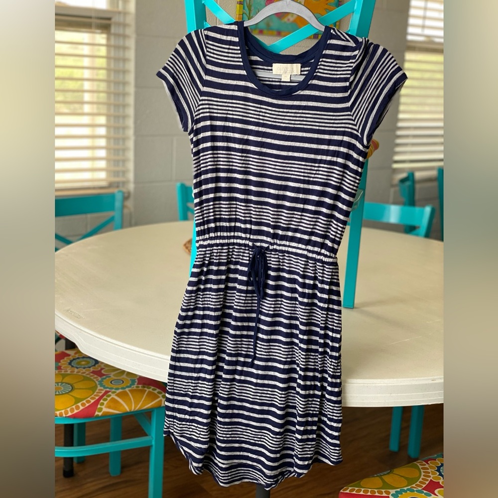 Olive & Oak navy and white dress.